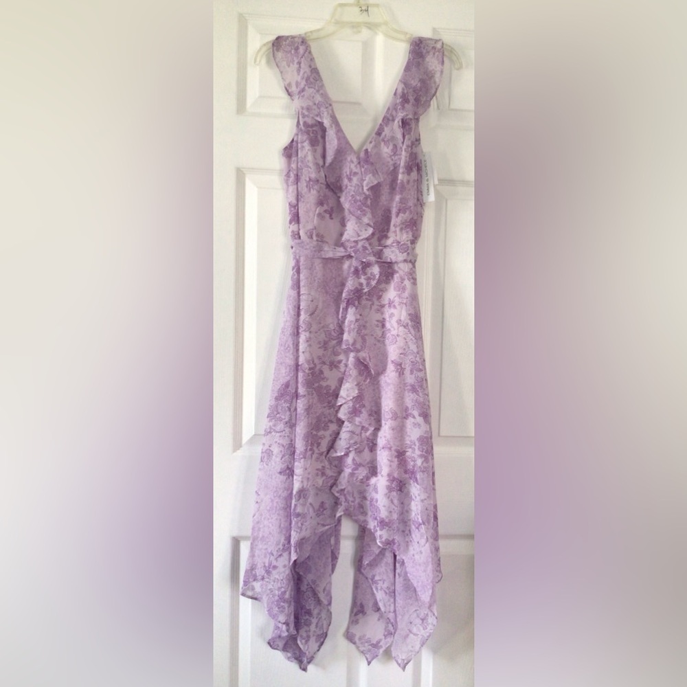 Emma & Michele Lavender Floral Dress